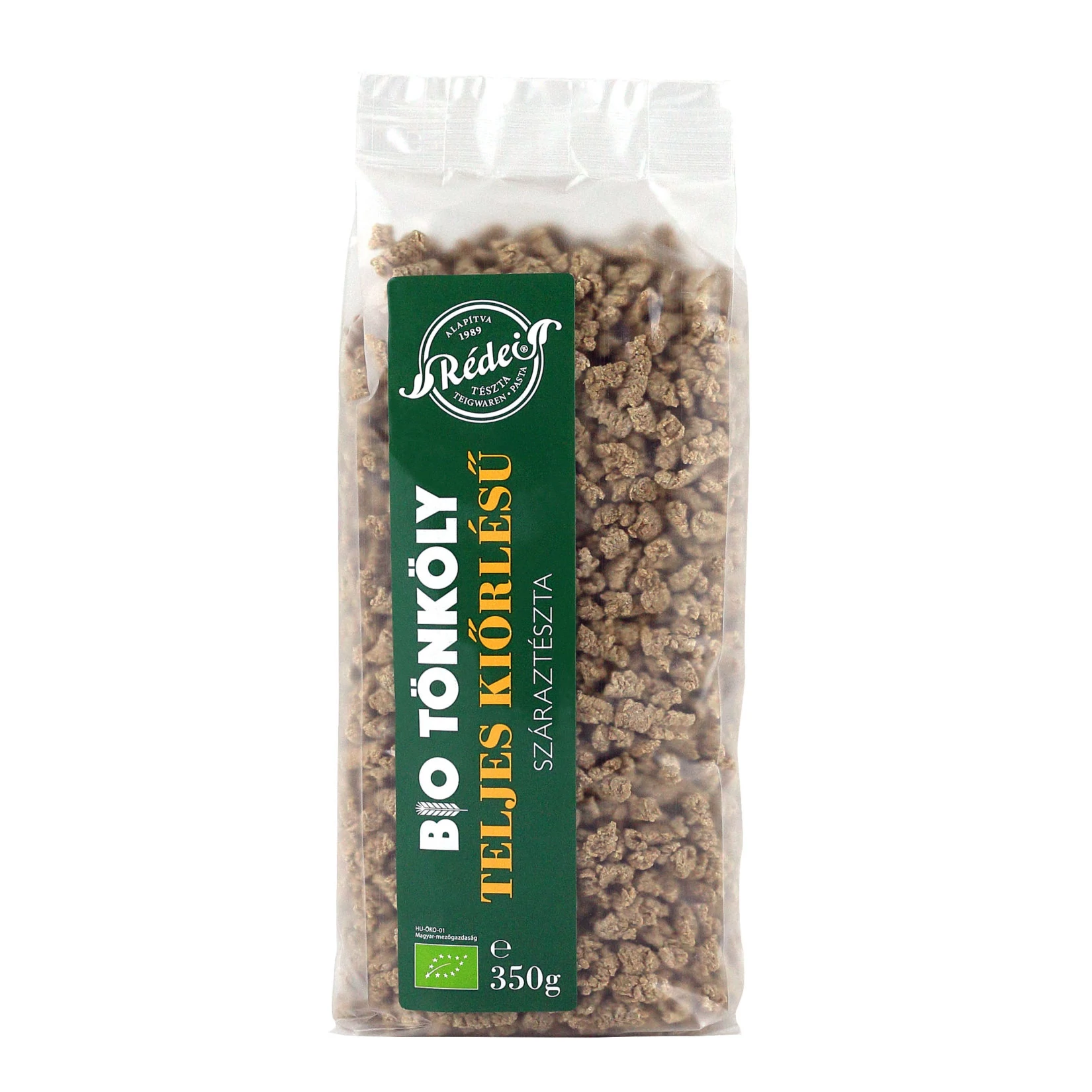 Rédei Bio teljes kiőrlésű tönkölytészta kézi tarhonya 350g