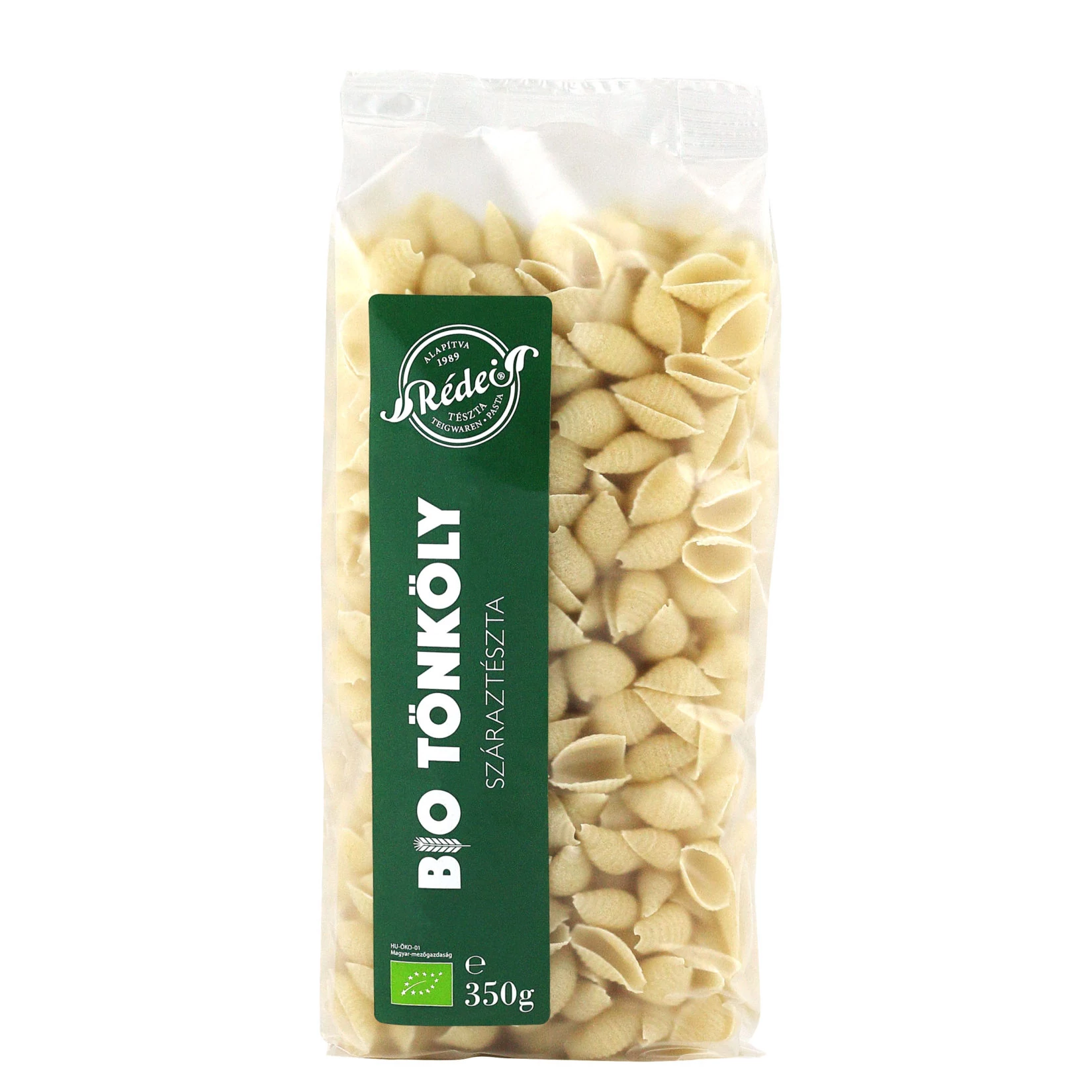 Rédei Bio tönkölytészta  kagyló 350g